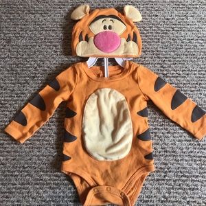 Infant Tigger costume onesie